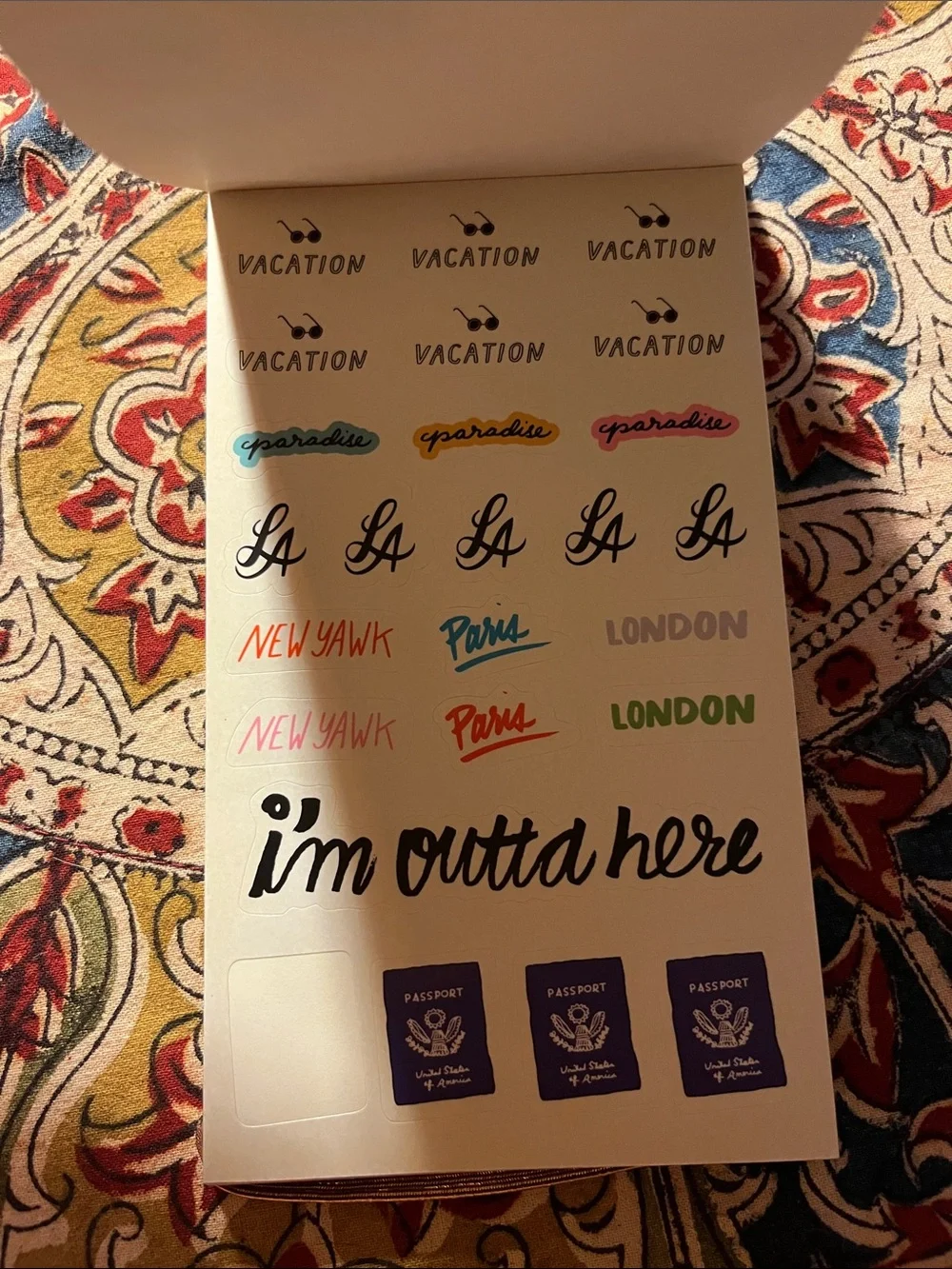 Rifle Paper & ban.do Stickers